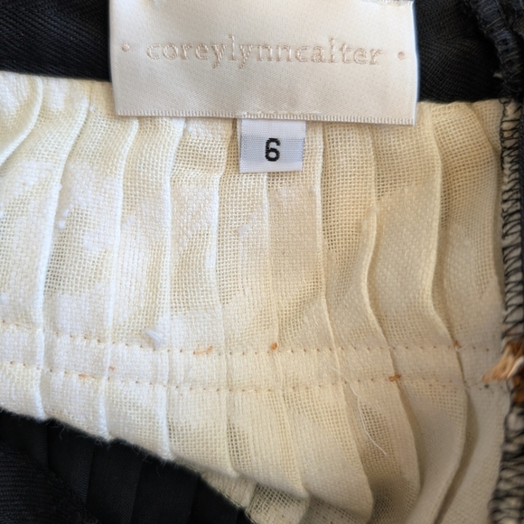 Anthropologie Corey Lynn Calter Womens 6 Valea Skirt Pleated Nordic Bohemian - Picture 5 of 6